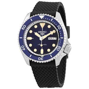 Seiko Sport 5 Mens Blue Watch